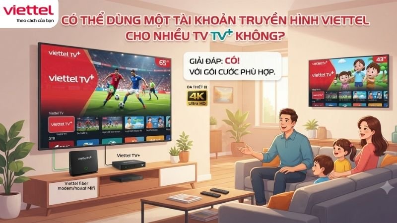 co-the-dung-mot-tai-khoan-truyen-hinh-viettel-cho-nhieu-tv-khong